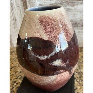 Phil Morgan Pottery Vase 2007- Signed  9” Tall